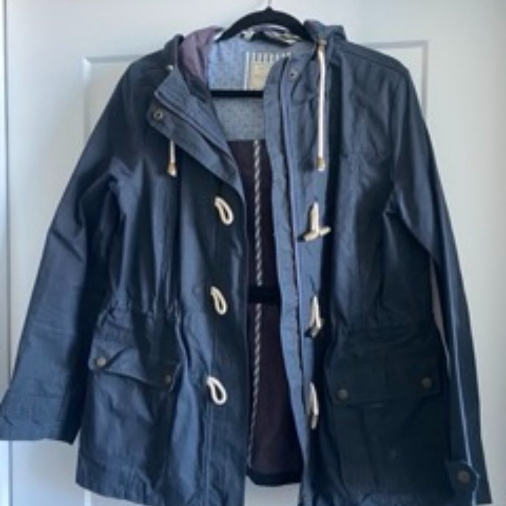 Women's Navy Fat Face Jacket